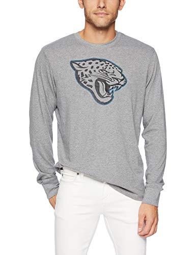 OTS NFL Jacksonville Jaguars Men's Rival Long Sleeve Tee, Iced, Medium