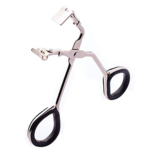 1 Pack Eyelash Curler Mini Stainless Silver False Eye Lashes Curling Clip Makeup Tool Eyelashes Curlers Holder Lace Elegant Popular Small Mascara Brush Extension Applicator Eyes Lash Remover Kit