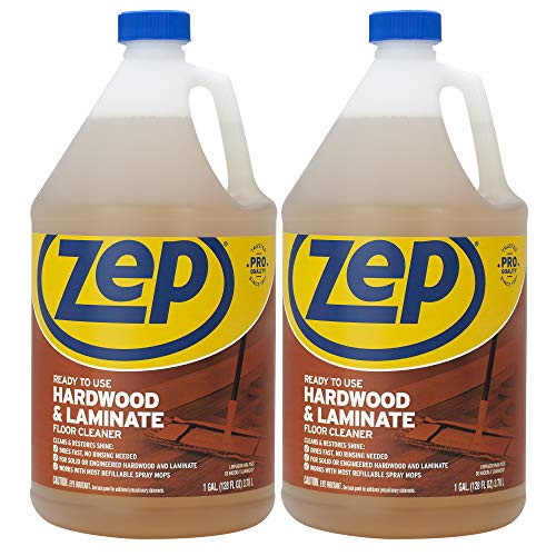 Zep Hardwood and Laminate Floor Cleaner 128 Ounce ECZUHLF1282 (Pack of 2) Pro Grade Formula
