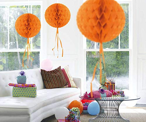 Folat - Ball Honeycomb - 30 cm - Orange
