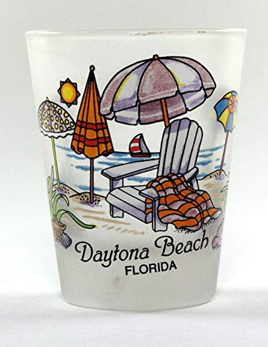 Daytona Beach Florida Beach Chair Shot Glass