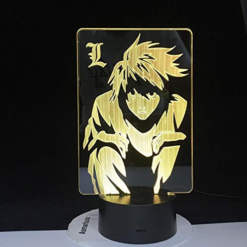 3D Night Light Cartoon Kids Kakashi Sasuke Sakura Japanese Manga Anime Friendship Comic Sensor Lamp-16 Color with Remote