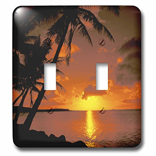 3dRose lsp_75351_2 Ocean View at Sunset, AustraliaAU01 BBA0090 Bill Bachmann Double Toggle Switch