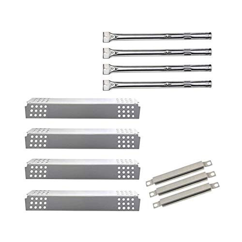 Bigbox Grill Heat Plate Tent Shield, Pipe Burner Tubes and Carry Over Crossover Tube Replacement Kit for Charbroil 463241113, 463449914 Models. Bigbox Grill Heat Plate Tent Shield, Pipe Burner Tubes and Carry Over Crossover Tube Replacement Kit for Charbroil 463241113, 463449914 Models.
