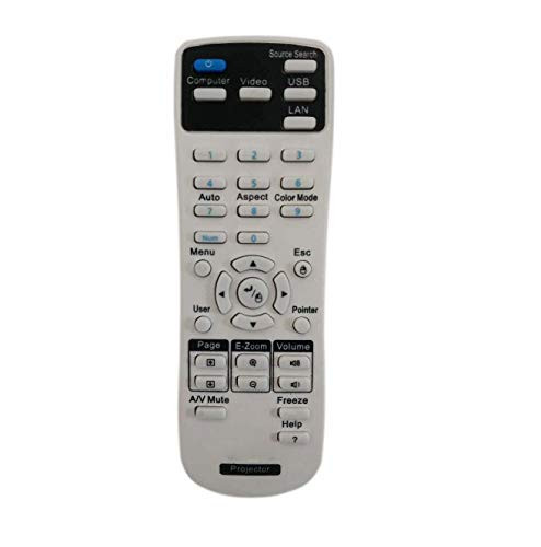 RLsales General Replacement Remote Control Fit for Epson Projector PowerLite 420/425W/430/435W/470/475W/480/485W