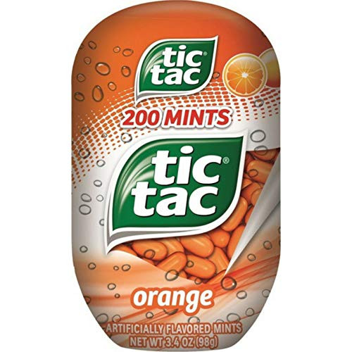 Tic Tac Orange, 3.4 Ounces each (Value Pack of 4)