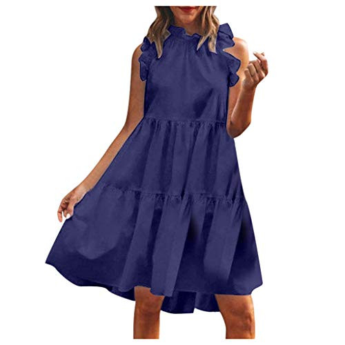 Kaitobe Tunic Dresses for Women Pleated Mini Dress Sleeveless Casual Summer Loose Flowy Swing Shift Dress Kaitobe Tunic Dresses for Women Pleated Mini Dress Sleeveless Casual Summer Loose Flowy Swing Shift Dress