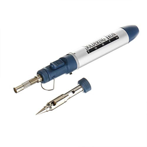 CocinaCo 3 in 1 Gas Blow Torch Soldering Solder Iron Butane Cordless Welding Pen Burner
