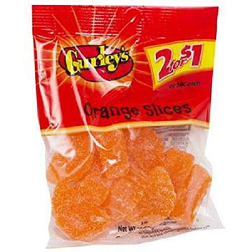 Gurleys, 2/1.00 Orange Slices, Count 12 - Sugar Candy / Grab Varieties  and  Flavors