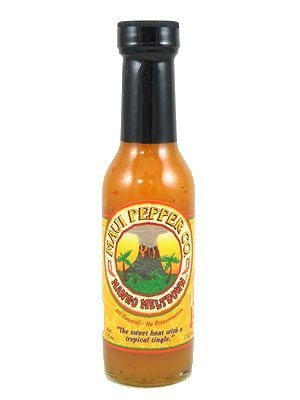Maui Pepper Co. Mango Meltdown Medium Hot Sauce - (3 Pack of 5 Oz. Bottles)