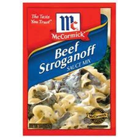 McCormick Beef Stroganoff Seasoning Sauce Mix, 1.5oz Packet (Pack of 6)