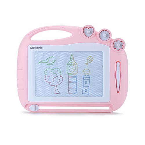 GOSODME Multifunctional Large Magnetic Drawing Board Erasable Writing Doodle Sketching Pad Drawing Toys for Toddler Kids