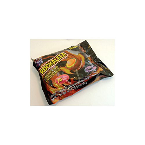 Rockaleta , Chile Lollipops, Count 20 - Sugar Candy / Grab Varieties  and  Flavors