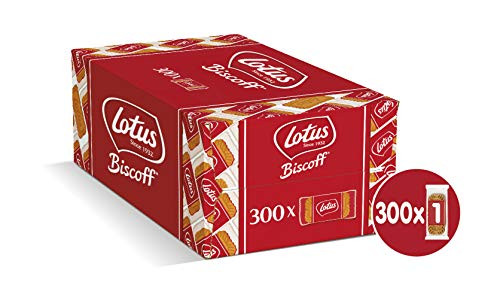 Lotus Biscoff - European Biscuit Cookies - 0.2 Ounce (300 Count) - Individually Wrapped - non GMO Project Verified plus Vegan Lotus Biscoff - European Biscuit Cookies - 0.2 Ounce (300 Count) - Individually Wrapped - non GMO Project Verified plus Vegan