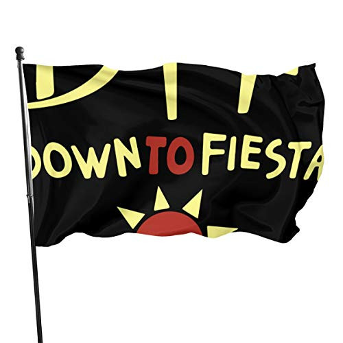 Tberj92-P Weather Resistant DTF Down to Fiesta Garden Flag, Family Flag - 3 X 5 ft