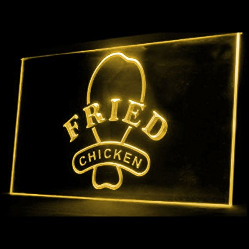 tigerneon 110072 Open Fried Chicken Fast Food Shop Display LED Light Sign