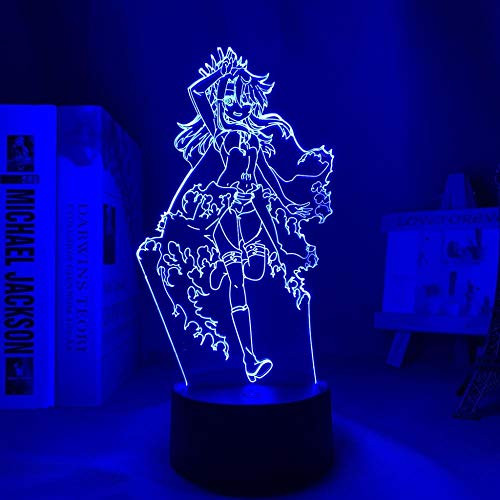 3D Anime Lamp Fate Grand Order Chloe Von Einzbern for Bedroom Decor Birthday Gift Manga Fate Grand Order Kuro Led Night Light-Remote Control