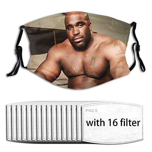 Obito Barry Wood Meme Well Endowed Man Black Guy Dick Meme Boys Girls Adults Adjustable Ear Loops Face Mouth Mak Anti Pollution with 16 Filters Washable Reusable