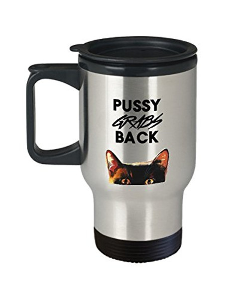 PUSSY GRABS BACK TRAVEL MUG - NASTY WOMAN MUG - Women Gift for Her, Feminist Mug, Nasty Woman Coffee Mug, Funny Coffee Cup, Female Empowerment, Anti T PUSSY GRABS BACK TRAVEL MUG - NASTY WOMAN MUG - Women Gift for Her, Feminist Mug, Nasty Woman Coffee Mug, Funny Coffee Cup, Female Empowerment, Anti T