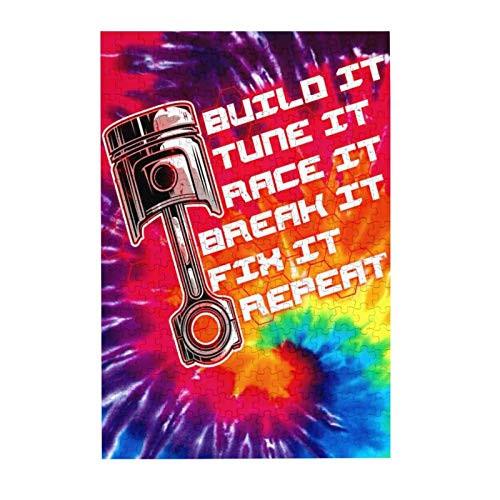 Jigsaw Puzzles Build Tune Race Break Fix Repeat Large Wooden Puzzles for Adults 300 Piece