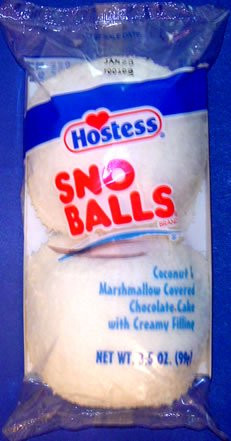Hostess 5 Double Packs of Individually Wrapped SNO BALLS