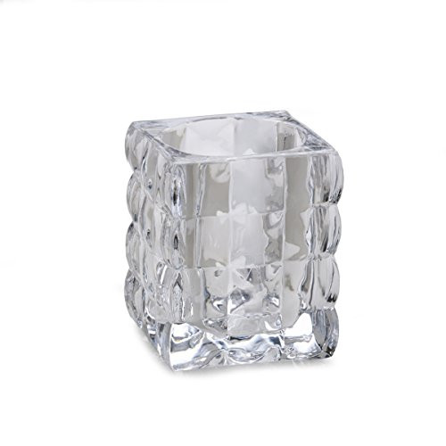 Celebrations by Mikasa Square Votive Candle Holder, 3-Inch