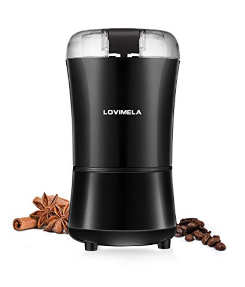 Electric Coffee Grinder, Coffee Bean Blade Grinders, Stainless Steel Blade, Small and Portable and Compact for Spices, Pepper, Herbs, Nuts, Seeds, Grains Electric Coffee Grinder, Coffee Bean Blade Grinders, Stainless Steel Blade, Small and Portable and Compact for Spices, Pepper, Herbs, Nuts, Seeds, Grains
