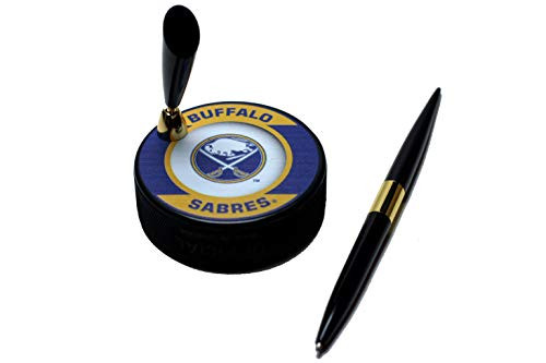 EBINGERS PLACE Buffalo Sabres Retro Series NHL Hockey Puck Pen Holder