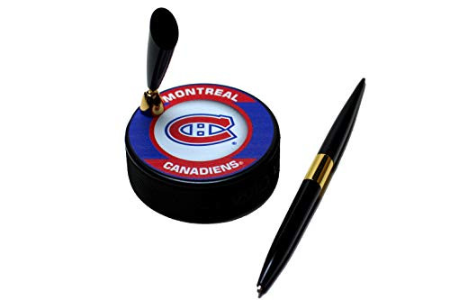 EBINGERS PLACE Montreal Canadiens Retro Series NHL Hockey Puck Pen Holder