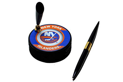 EBINGERS PLACE New York Islanders Retro Series NHL Hockey Puck Pen Holder