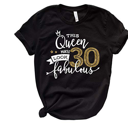 30th Birthday Tshirt, This Queen Makes 30 Tshirt, 30th Birthday Gift for Her, Dirty Thirty Shirt, Thirty AF Birthday, Birthday Party Shirt 30th Birthday Tshirt, This Queen Makes 30 Tshirt, 30th Birthday Gift for Her, Dirty Thirty Shirt, Thirty AF Birthday, Birthday Party Shirt