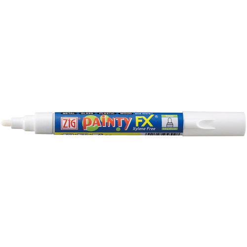 Zig 2mm Painty FX Pen Medium Tip Marker, White