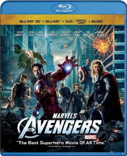 Marvel's The Avengers (Four-Disc Combo: Blu-ray 3D/Blu-ray/DVD plus Digital Copy plus Digital Music Download)