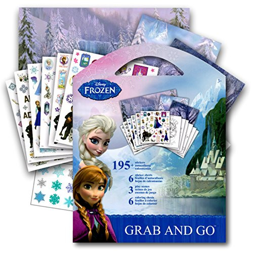 Disney Studios Frozen Stickers Activity Coloring Book ~ Elsa, Anna, Olaf, and Kristoff