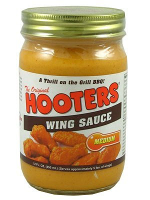 Hooters Medium Wing Sauce 12oz (Pack of 3)