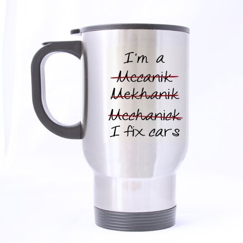 Top Funny Maintenance Man Coffee Mug - I'm a Mechanic I Fix Cars Theme - 100percent Stainless Steel Material Travel Mugs - 14oz sizes Top Funny Maintenance Man Coffee Mug - I'm a Mechanic I Fix Cars Theme - 100percent Stainless Steel Material Travel Mugs - 14oz sizes