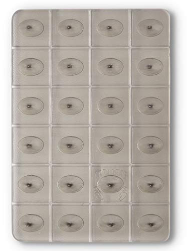 Crab Grab Shark Teeth Traction Pad Smoke, One Size