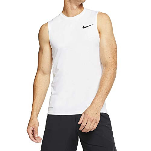 Nike Top Sleeveless Slim White/Black LG