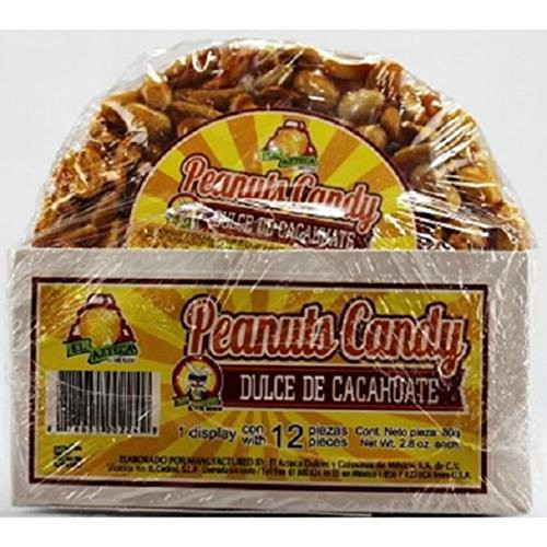 El Azteca, Peanuts Patty, Count 12 - Sugar Candy / Grab Varieties  and  Flavors