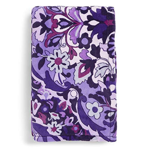 Vera Bradley womens Vera Bradley Women s Fleece Plush Throw Blanket Regal Rosette One Size, Regal Rosette, 80 x 50 US