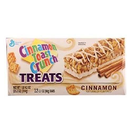 General Mills Treat Bar, Cinnamon Toast Crunch, Count 12 (2.1 oz) - Granola/Cereal/Oat/Brkfast Bar / Grab Varieties and Flavors General Mills Treat Bar, Cinnamon Toast Crunch, Count 12 (2.1 oz) - Granola/Cereal/Oat/Brkfast Bar / Grab Varieties and Flavors