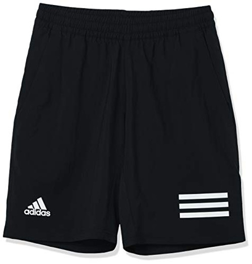 adidas,Mens,Club 3-Stripes Shorts,Black/White,Medium