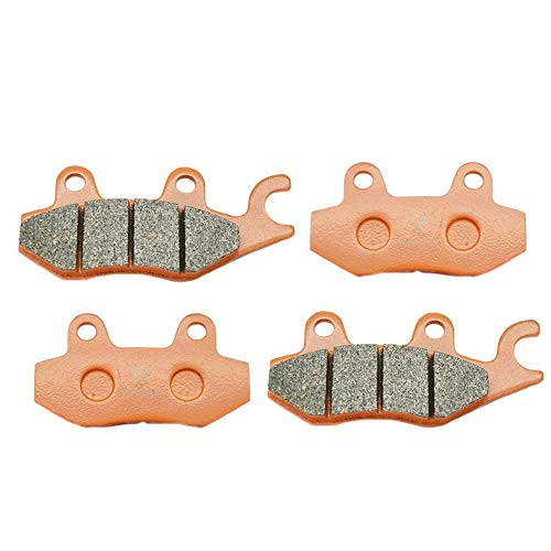 Lefossi Front Rear Carbon Fiber Brake Pads Brakes for Kawasaki EX 250 R Ninja 250 R 2008-2012 EX 300 2013-2016 FA197F FA197R