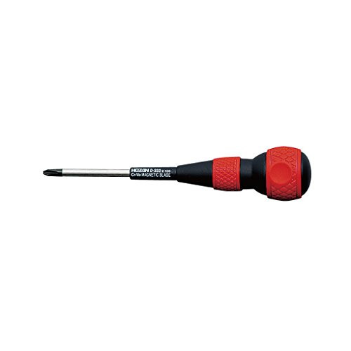 Hozan D-332-100 JIS +2 Ball Grip Screwdriver