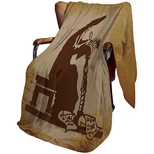 SfeatrutMAT Cute Plush Soft Blanket Childrens Girls Boys,Medieval Decor,Old Monk Writing a Choronicle of Events Illustration of The Past Retro Style Print,Gifts for Kids 40x50inch SfeatrutMAT Cute Plush Soft Blanket Childrens Girls Boys,Medieval Decor,Old Monk Writing a Choronicle of Events Illustration of The Past Retro Style Print,Gifts for Kids 40x50inch