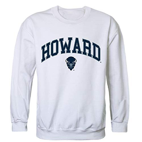 Howard Bison NCAA Campus Crewneck Sweatshirt - Small, White