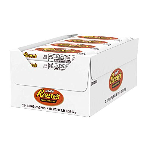 Reese's White Creme Peanut Butter Cups, 24 Count - 1.5 oz