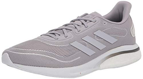 adidas mens Supernova Running Shoe, Grey/Grey/Silver, 8.5 US