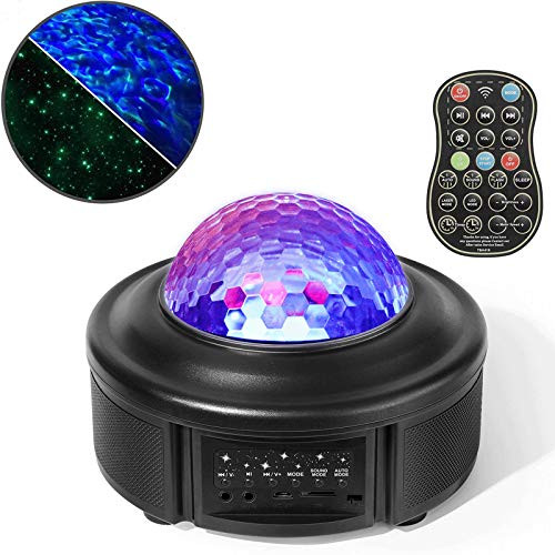 Galaxy Projector Star Projector, Lilokeve Night Light Projector with Bluetooth Music Speaker and  Remote Control, Ocean Wave Projector Star Sky Light for Kids Adults Bedroom/Party/Game Home Decor