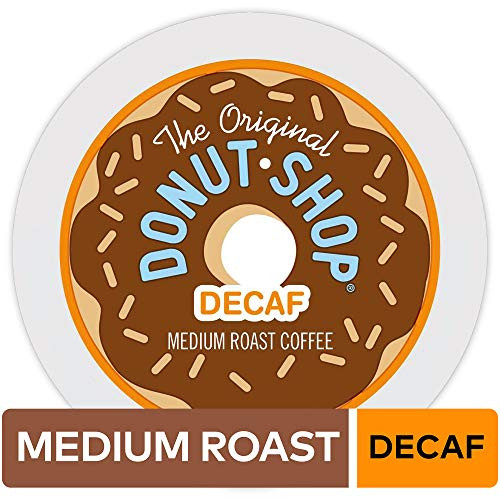 The Original Donut Shop Decaf Keurig Single-Serve K-Cup Pods, Medium Roast Coffee, 22 Count The Original Donut Shop Decaf Keurig Single-Serve K-Cup Pods, Medium Roast Coffee, 22 Count